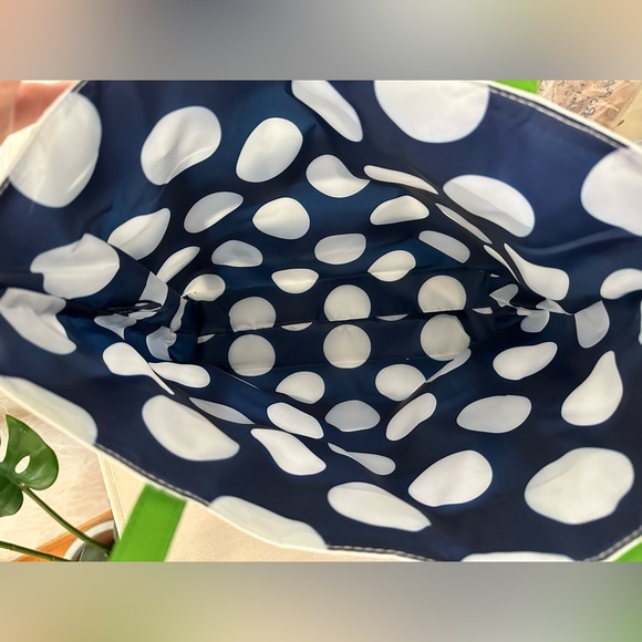 Kate Spade Clinique Striped Tote Bag - Blue and White - Picture 4 of 4
